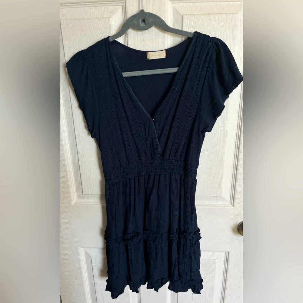 altar’d state navy blue dress. size m.